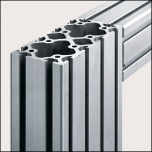 Profilé aluminium 8 160x80 naturel - Profilé  8 160x80 naturel