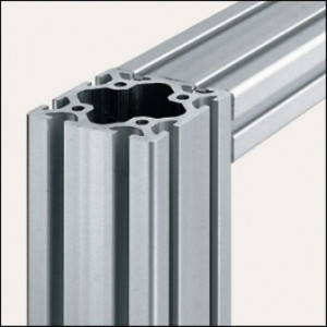 Profilé aluminium 8 80x80 naturel - Profilé 8 80x80 naturel