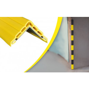 Protection d'angle de mur en élastomère - Longueur : 2 m - Matière : SEBS  - 11 couleurs disponibles
