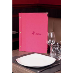 Protège menu pour restaurant - Dimensions : 24 x 31.5 cm