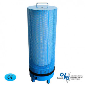 Purificateur d'air électronique mobile pour cabinet médical - Purificateur d'air mobile pour salle d'attente de médecin ou cabinet médical - Capacité : 250 m3/heure