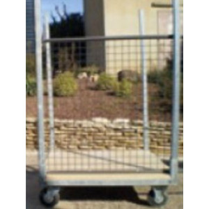 Rack de stockage grillagé - Hauteur : 1.00 m