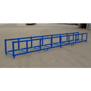 Rack de stockage pour marchandises longues - Construction métallique stable