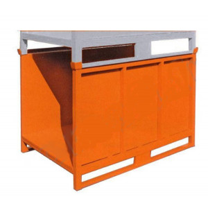 Rack de stockage pour tissus - Patins sur L -  Charge utile : 1000 Kg - Hauteur : 800 m