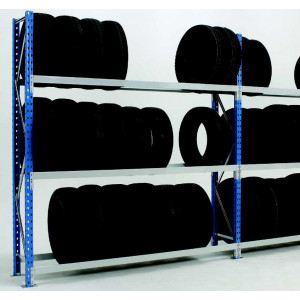 Rack stockage modulaire pour pneus - Hauteur 175 à 450cm - profondeur 50-60-70cm