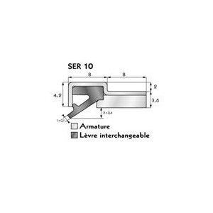 Racleur protecteur téléscopique - Bonne étanchéité aux copeaux et liquides de coupe.