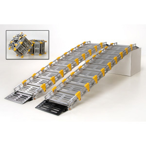 Rampe d'accès modulaire double - Capacité de charge maximale : 900 kg