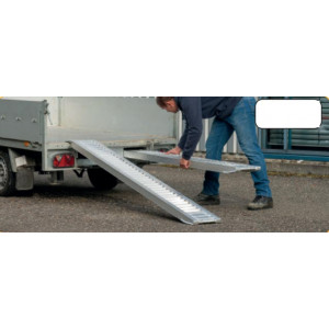 Rampe de chargement en aluminium pour remorque - Longueur : 1620 à 3060 mm - Capacité : 675 à  1630 kg -Aluminium