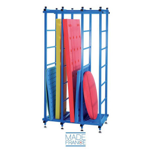 Range tapis vertical pour piscine - Dimensions (L x l x h) : 120 x 75 x 235 cm