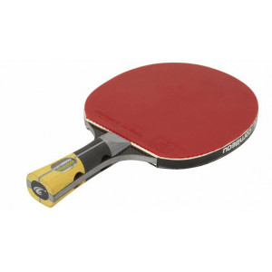 Raquette de tennis de table en bois manche concave - Vitesse : 10 - Effet : 10 - Control : 7