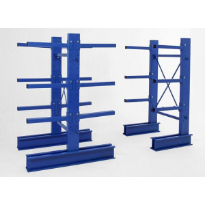 Rayonnage cantilever charges lourdes - Réalisation sur mesure