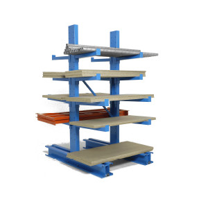 Rayonnage Cantilever simple ou double face - Hauteur de 1750, 2000, 2500, 3000, 3500, 4000 mm