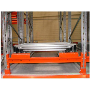 Rayonnage push back - Capacité par plateau : 1000 kg