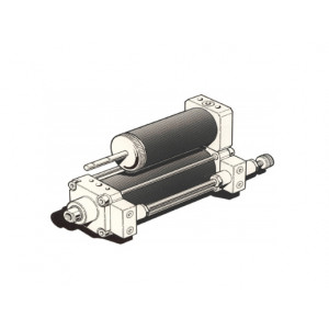 Régulateur hydraulique de vitesse pour vérin pneumatique - Vitesse : Réglable de 0 à 10 m/min