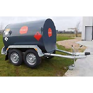 Remorque citerne fuelstore - Contenance : 0 à 1000 litres, 1000 à 10 000 litres