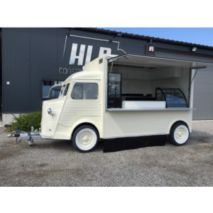 Remorque food truck HY double essieu   - Remorque type HY PTAC 1500 kg