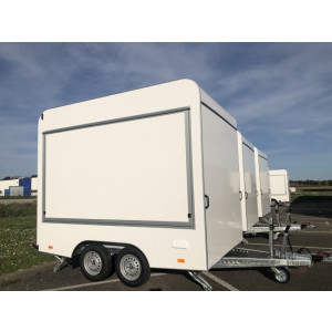 Remorque Food Truck semi équipée - Remorque 3m x 2m