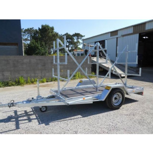 Remorque plateau pour barnum sur-mesure - 1300 Kg