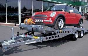 Remorque porte voitures plateau basculant - PTAC : 2 700 à 3 500kg