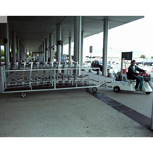 Remorque transport chariots à bagage - Capacité maximale supportée : 2000 kg