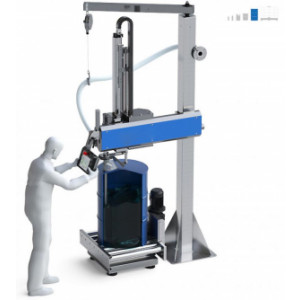 https://www.techni-contact.site/ressources/images/produits/merchandising/remplisseuse-semi-automatique-pour-futs-77146322-1.jpg - Remplisseuses semi-automatiques développée pour s'adapter à tous types de fûts. Dédiée notamment aux produits chimiques, lubrifiants, huile alimentaire. Dosage pondéral.