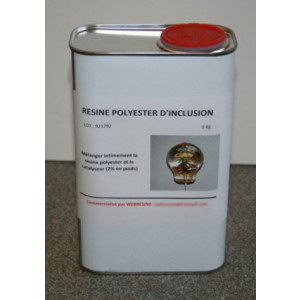 Résine polyester d'inclusion - Pot de 1 kg