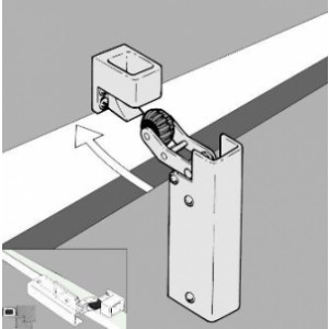 Ressort de fermeture avec bras - Adjunkt D2a / D4