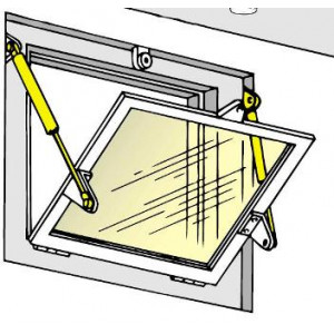 Ressorts à gaz avec vitesse de sortie lente - Ressorts avec piston flottant