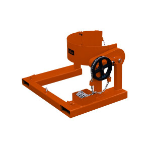 Retourneur de manutention des fûts - Capacité : 364 kg - Contenance fût : 210 litres - En acier mécano-soudé