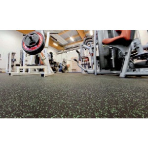 Revêtement de sol pour salles de sport - Decofloor Gamme ECO - Épaisseurs : De 6 mm à 50 mm