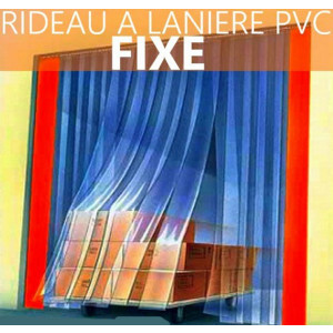 Rideau à lanière pvc fixe - Atténuation sonore : Supérieure 35dB