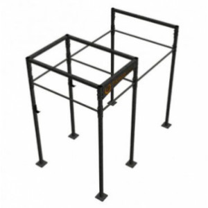 Rig cage de musculation en acier renforcé - Exercices de traction, squat, muscle-up, gymnastique