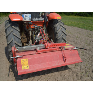 Rotovator fraise - Largeur de travail : 1,25 à 1,85 m - Rotative