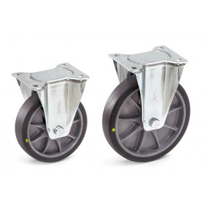 https://www.techni-contact.site/ressources/images/produits/merchandising/roue-fixe-a-bandage-tpe-esd-91471164-1.jpg - Armature en tôle d’acier galvanisée - Ø 160 ou 200 mm - Roue à bandage TPE-ESD