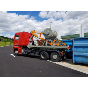 Rouleau compacteur sur berce - Rouleau compacteur sur berce, poids rouleau : 2300 kg