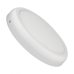 Round Ceiling Lamp Blanc ou Alu 6W - Produit Led