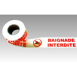 https://www.techni-contact.site/ressources/images/produits/merchandising/rubalise-baignade-interdite-en-plastique-26251637-1.jpg - Dimensions du ruban : 75 mm x 250 m