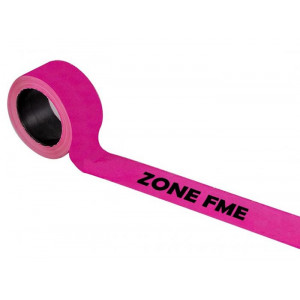 https://www.techni-contact.site/ressources/images/produits/merchandising/rubalise-zone-fme-26167632-1.jpg - Polyéthylène - Largeur : 50 mm - Longueur : 100 m - Message : Zone FME
