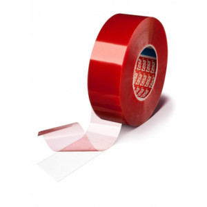 https://www.techni-contact.site/ressources/images/produits/merchandising/ruban-adhesif-double-face-fin-avec-renfort-polyester-21157817-1.jpg - Composé d’un support en polystère (PET) résistant et d’un adhésif acrylique