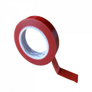 Ruban polyester rouge - Épaisseur ruban :0.100 mm