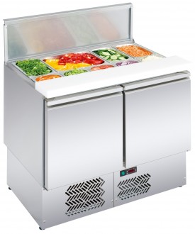 Saladette - Capacité 200 litres - en tôle inox