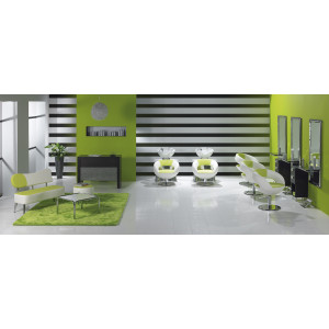 Salon de coiffure complet - Personnalisable - Revêtement Italien en 52 nuances.