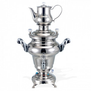 Samovar en acier inoxydable 5 L - Réservoir d'eau de 5 L