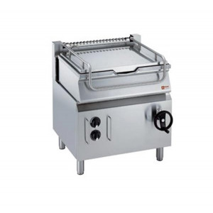 Sauteuse basculante à gaz - Cuve inox 60 litres  -  Basculement de la cuve par un volant manuel