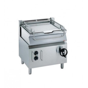 Sauteuse basculante électrique - Cuve inox 60 litres  - Basculement de la cuve par volant manuel