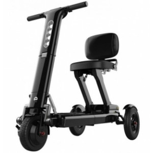 Scooter électrique PMR pliable 3 roues - Scooter PMR transportable en valise Trolley