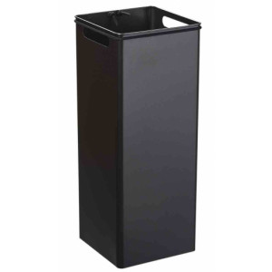 https://www.techni-contact.site/ressources/images/produits/merchandising/seau-interieur-pour-borne-40l-gris-manganese-57431215-1.jpg - Dim. (L x H) : 270 x 270 x 632 mm - Acier poudré - Gris Manganèse