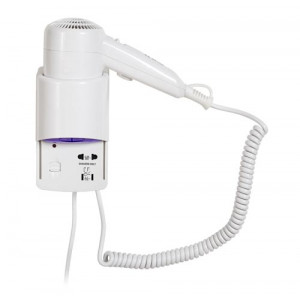 https://www.techni-contact.site/ressources/images/produits/merchandising/seche-cheveux-avec-support-mural-12437753-1.jpg - Capot : ABS - Finition : Blanc - Puissance : 1200 W