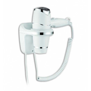 https://www.techni-contact.site/ressources/images/produits/merchandising/seche-cheveux-avec-support-mural-pour-hotels-1800-w-51224865-1.jpg - ABS blanc - Puissance : 1800 W - Fixation murale 

