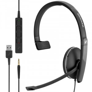 Sennheiser SC 135 - USB et Jack 3.5mm - Casque pour téléphone mobile - SESC135USB-Sennheiser